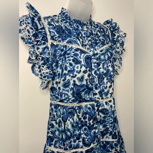 House of Harlow Cotton Eyelet Dress Size XS